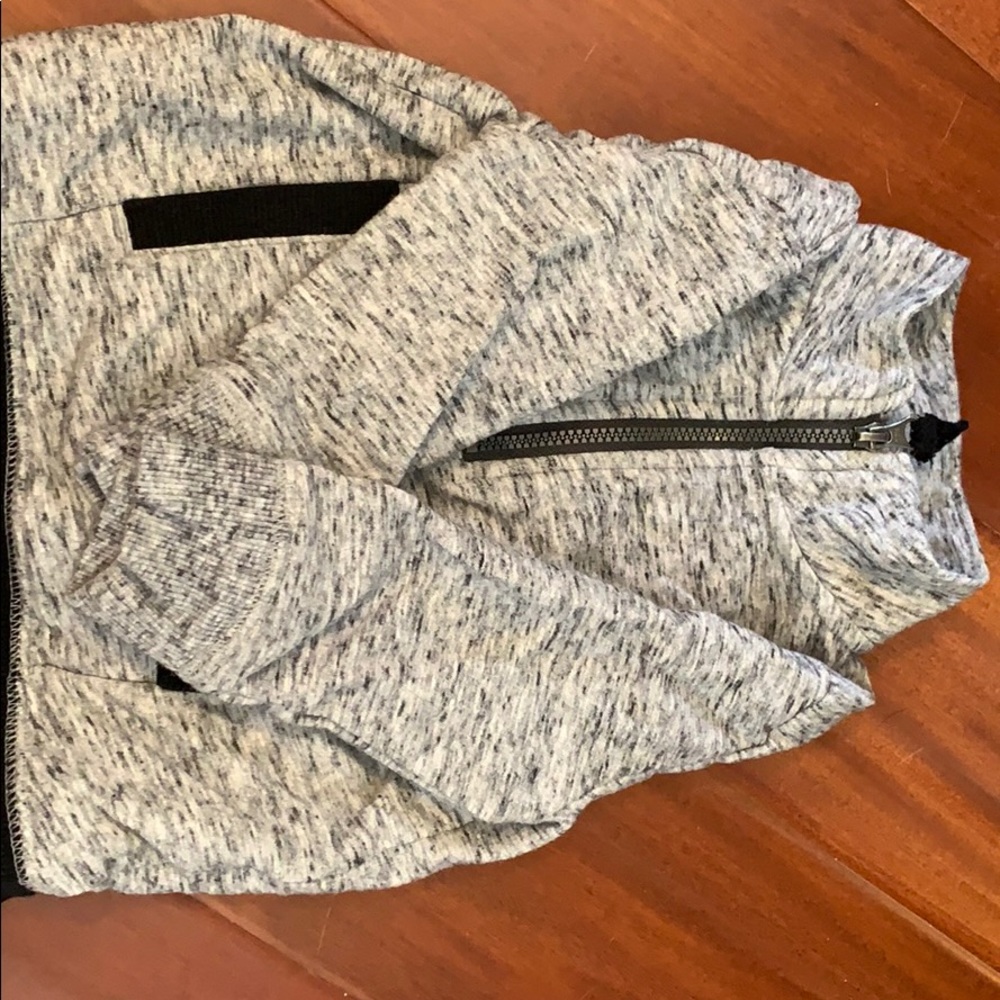 Toddler half zip sweater